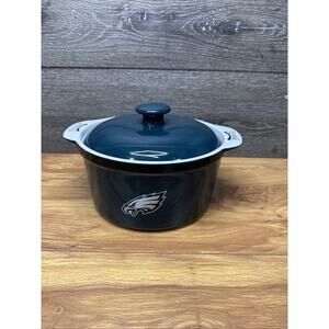 Philadelphia Eagles NFL 2.5 Qt Ceramic Casserole Dish with Lid Boelter Brands